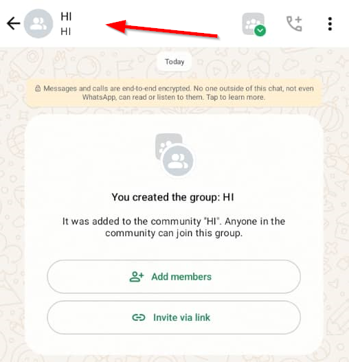 Карточка группы