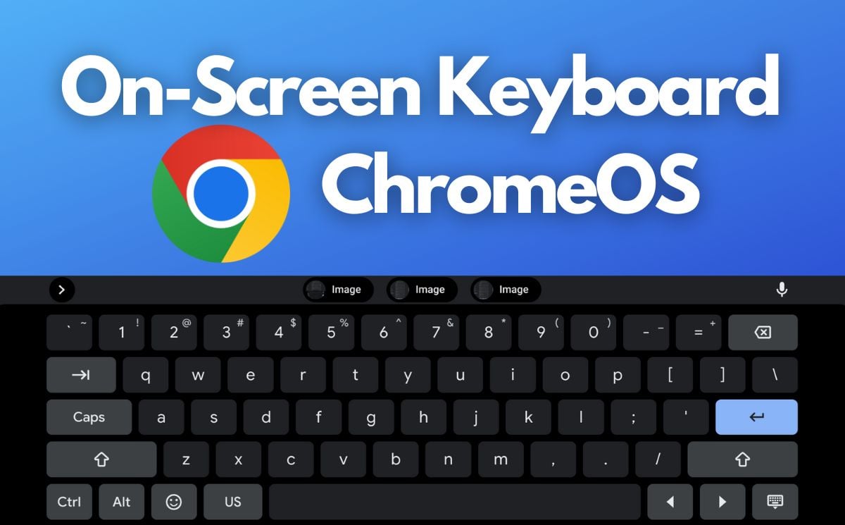 Экранная клавиатура на Chromebook — включение и настройки