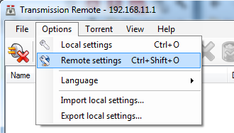 Настройки удалённого демона