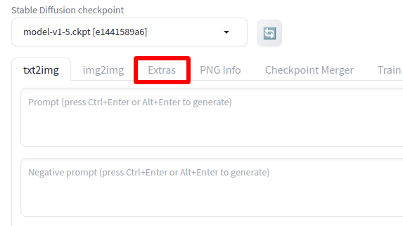 Клик по вкладке 