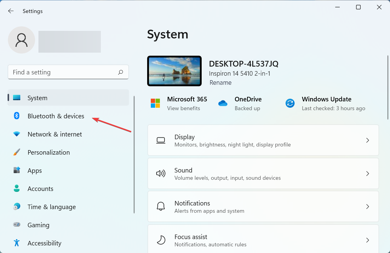 Раздел Bluetooth и устройства в Параметрах Windows 11