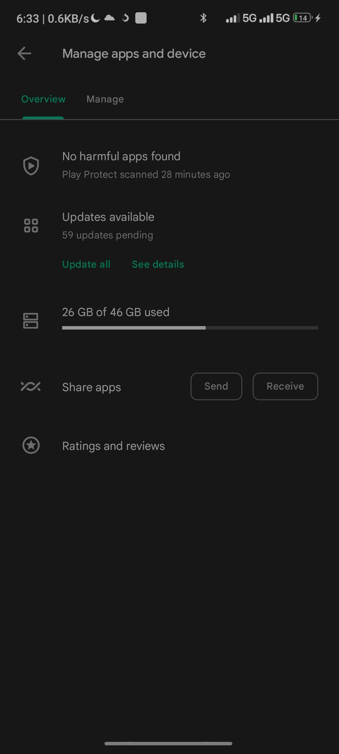 Update your default android apps