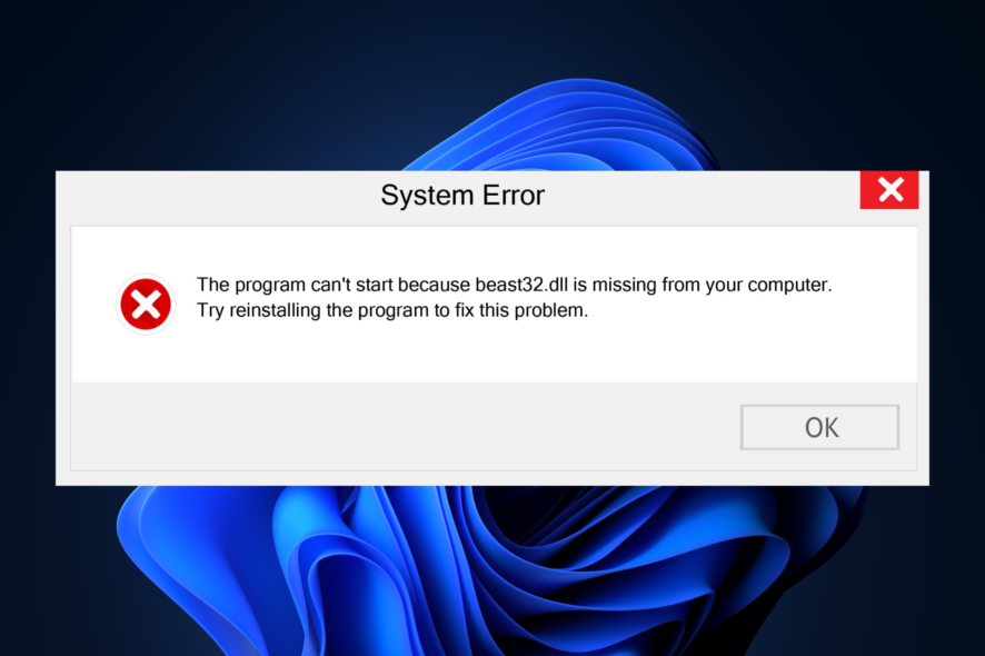 Как исправить ошибку beast32.dll