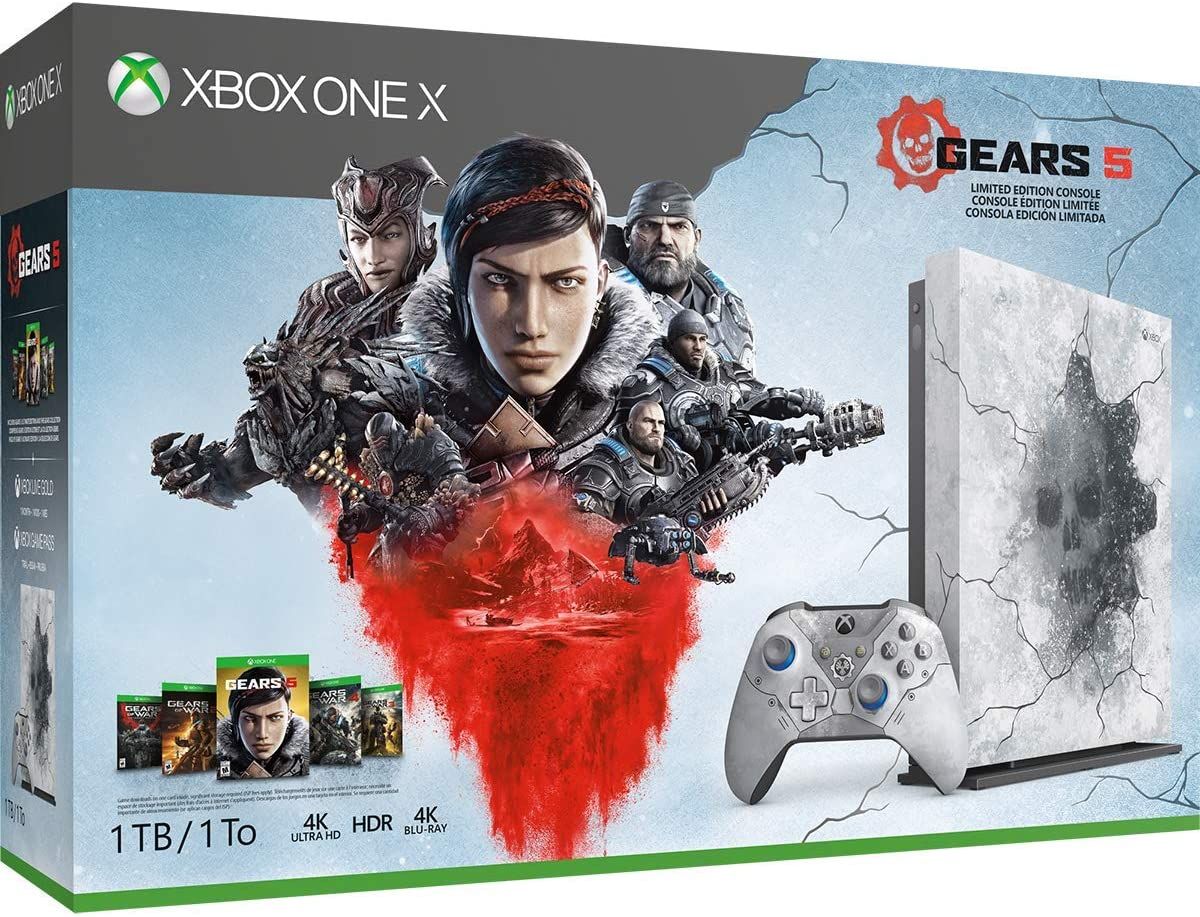 Специальное издание Xbox One X в оформлении Gears 5.