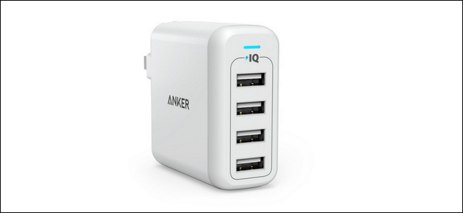 Настенная USB‑станция с 4 портами