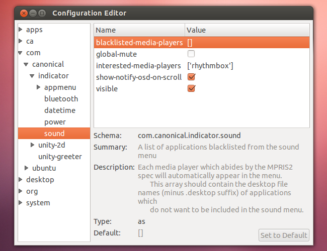 Раздел com/canonical/indicator/sound в dconf-editor
