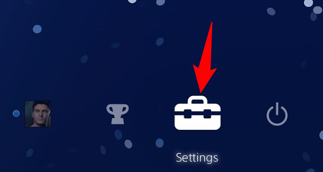 Откройте «Настройки» на PS4