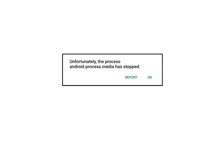 Corrigir android.process.media foi interrompido