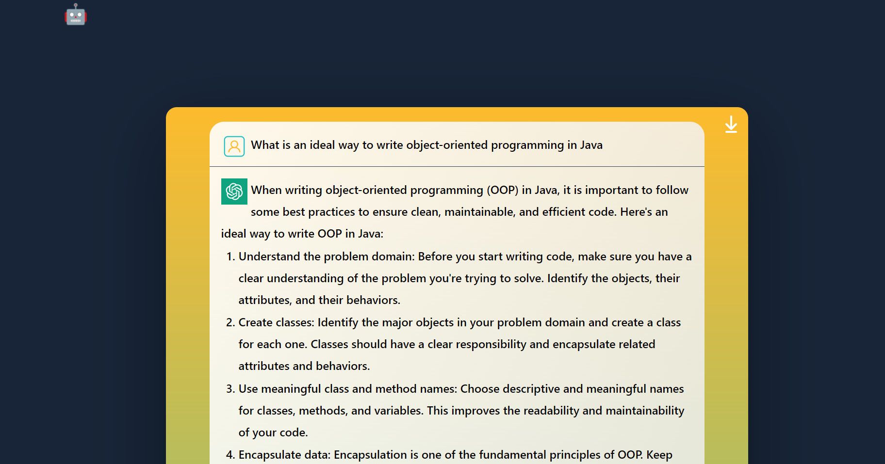 Чат ChatGPT как изображение