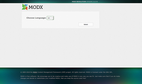 Установка MODX на Ubuntu 18.04 LTS