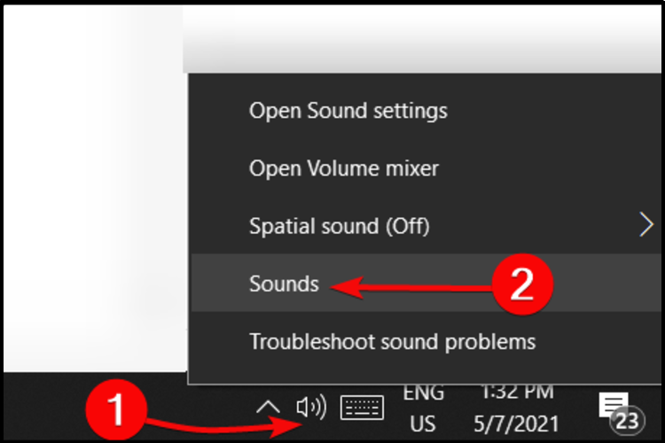 Вкладка Запись в классическом окне звука Windows