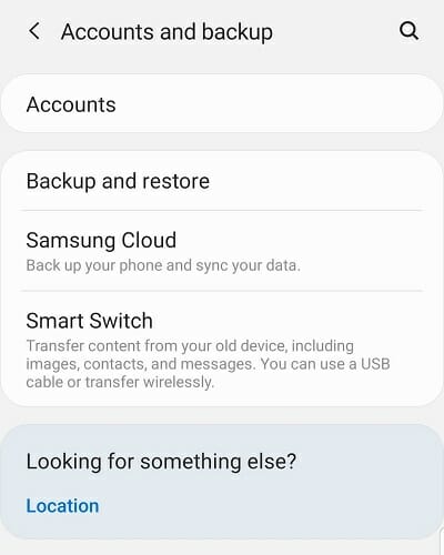 Скриншот: восстановление Android из резервной копии