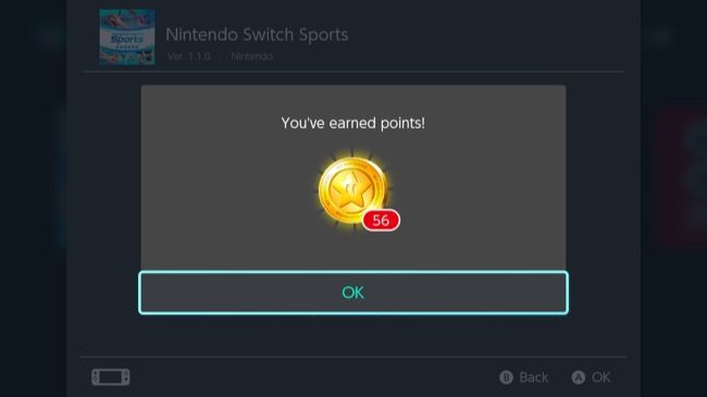 Earned Nintendo Points