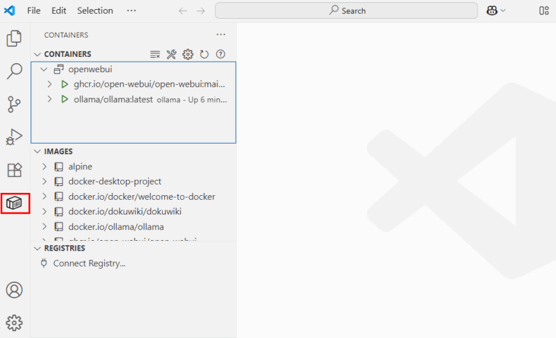 Verifica integrazione Docker con VS Code