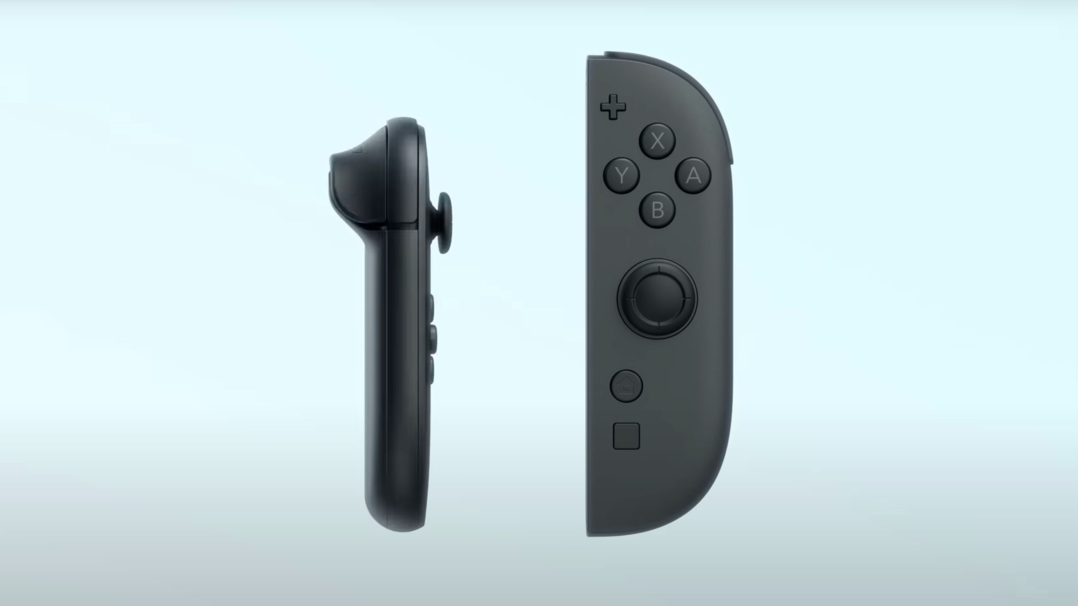 Nintendo Switch 2 flat Joy-Con design.