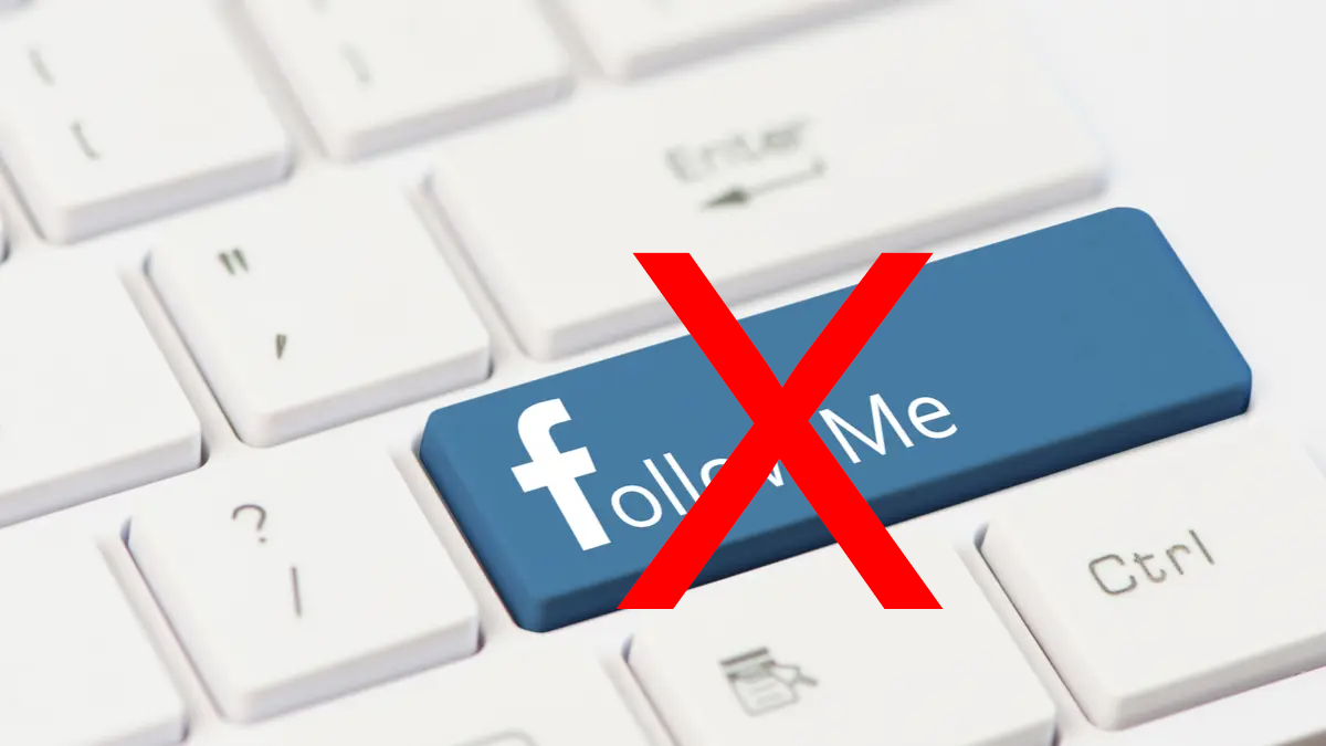 Отписаться от человека в Facebook