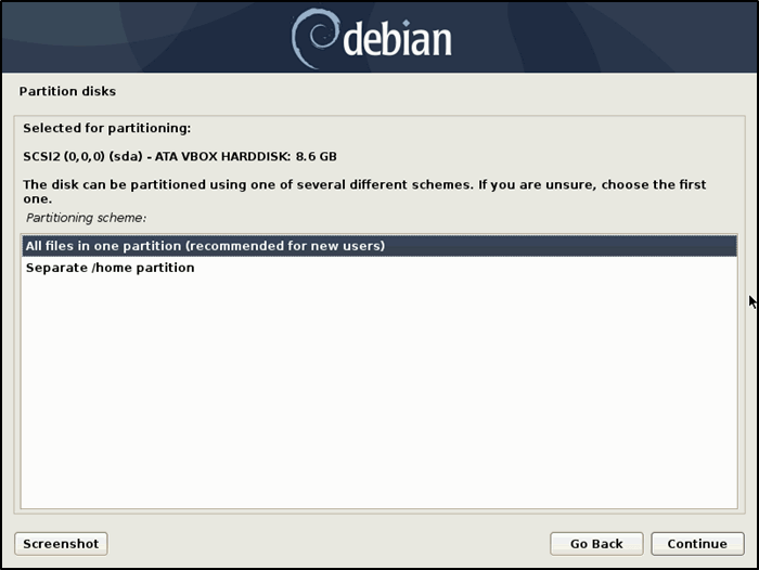 Настройка раздела /home