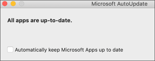 Сообщение о том, что все приложения обновлены