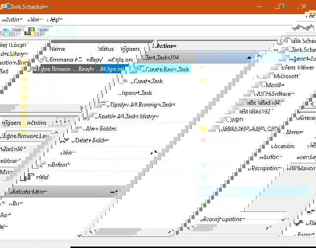 Список задач — выбор задачи