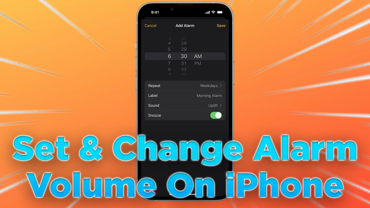 Как изменить громкость будильника на iPhone
