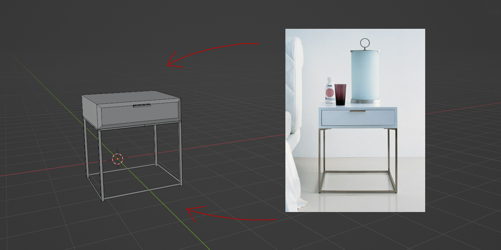Моделирование по референсу в Blender