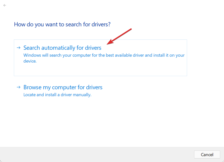 Поиск драйверов автоматически в Windows