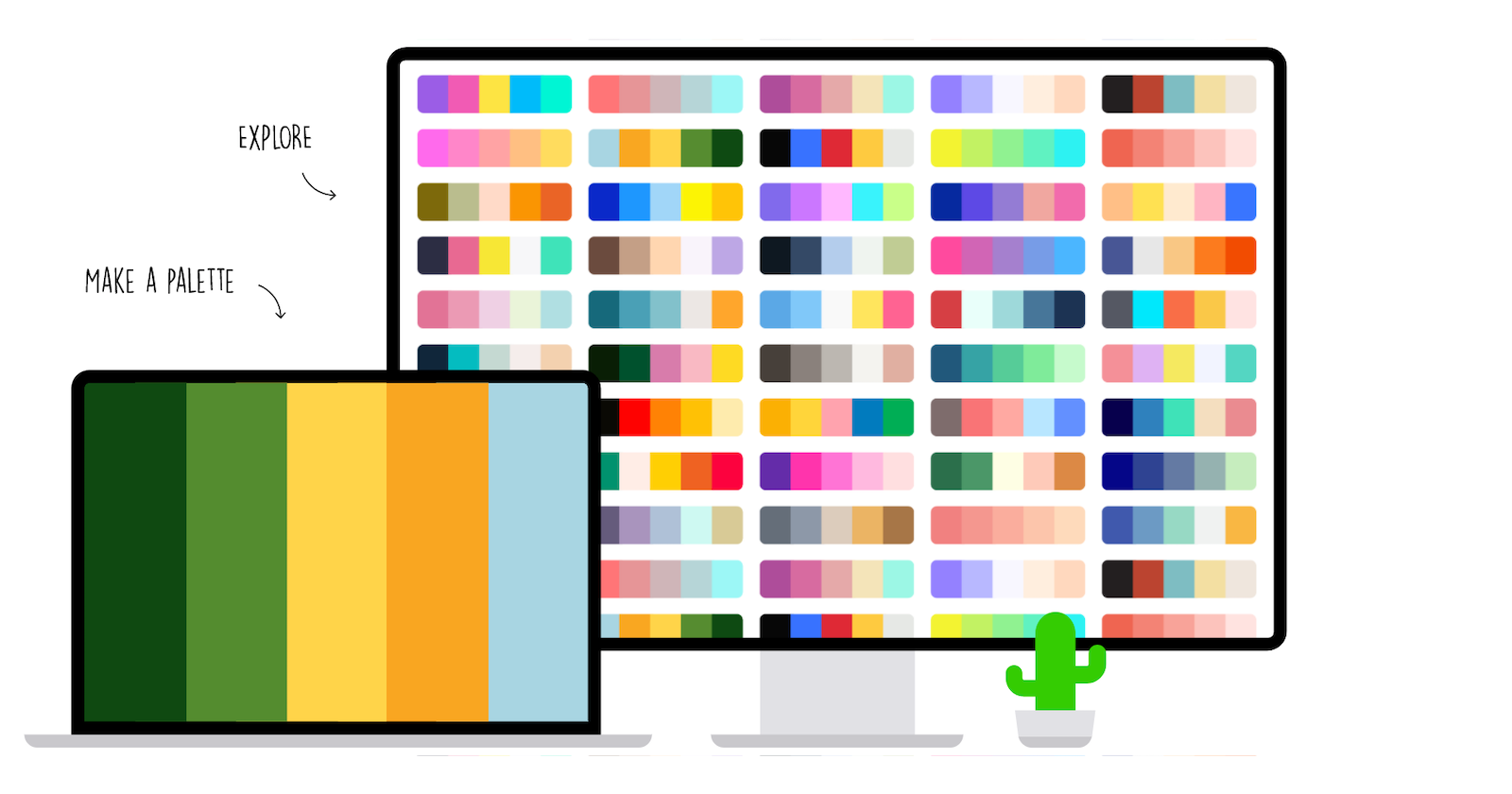 Coolors — генератор и менеджер цветовых палитр