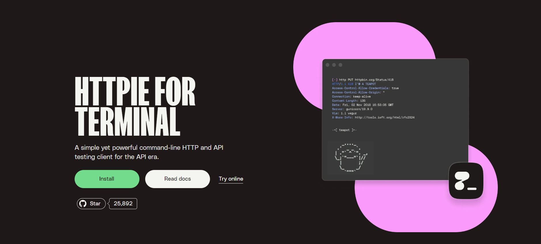 Интерфейс HTTPie в терминале