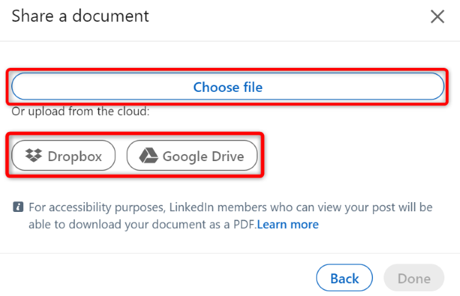 Выберите место хранения резюме.