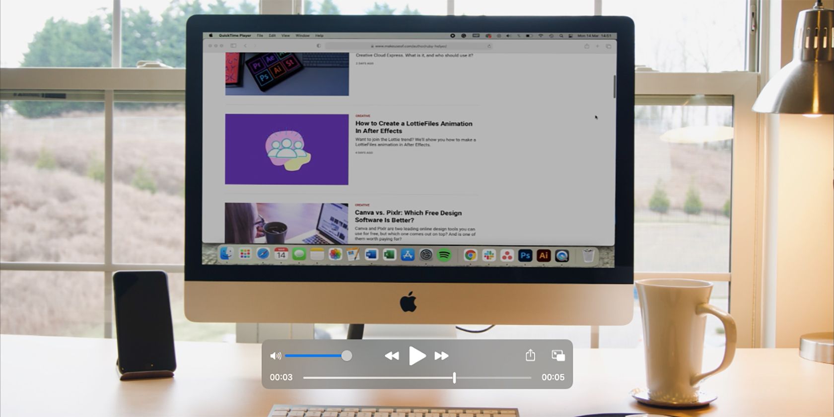 Видео мокап экрана в Photoshop — пошагово