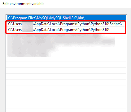 Папка установки Python 2.7 в проводнике Windows
