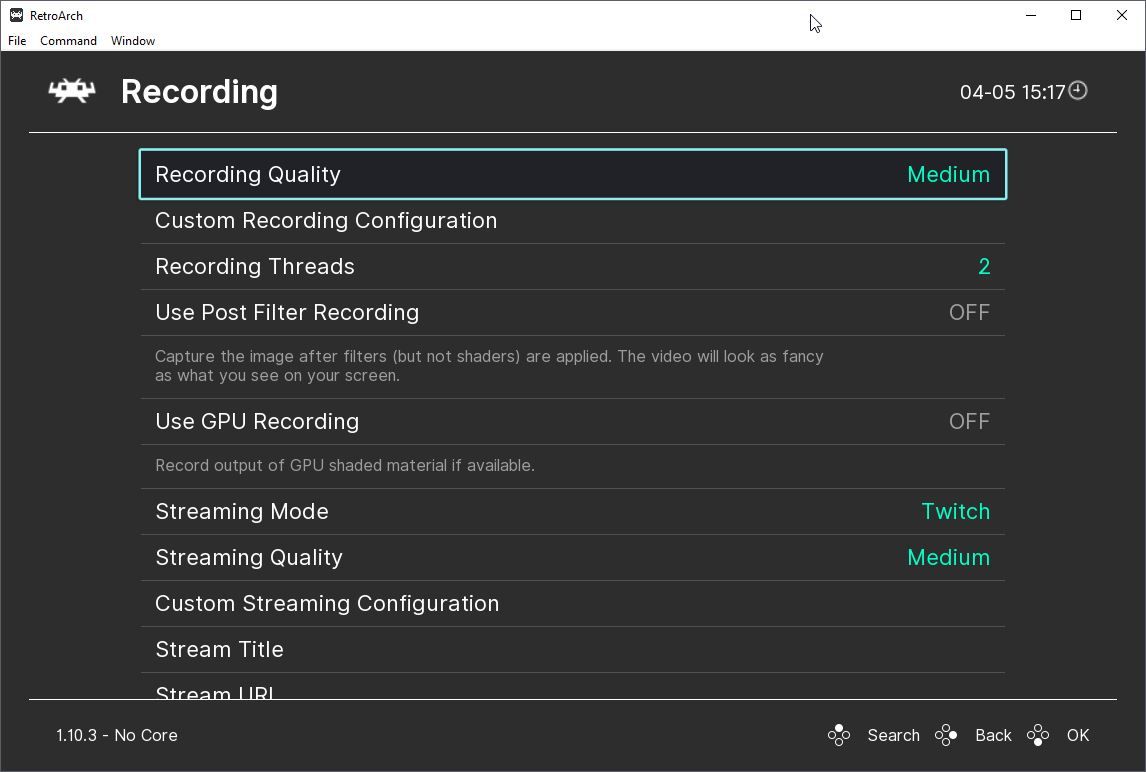 Дополнительные опции записи: ускорение аппаратное
