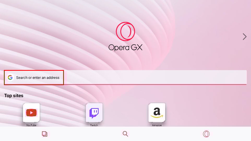Campo ricerca con microfono e QR