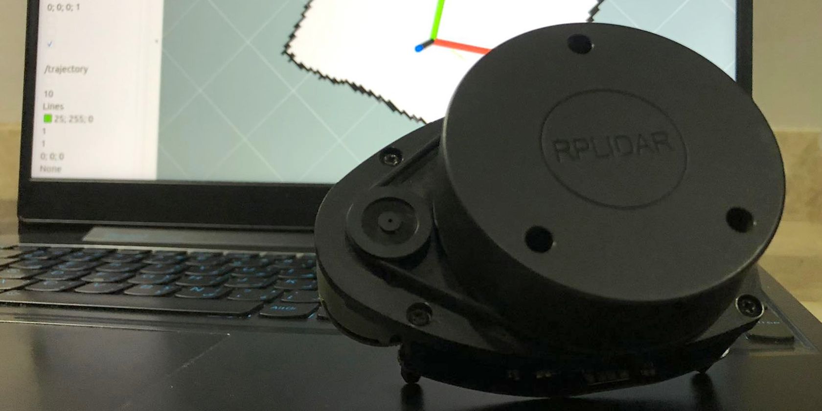 2D‑карта комнаты с LiDAR и ROS