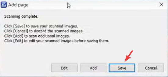 Пример сохранения многостраничного PDF