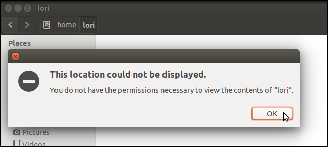 Диалог: местоположение не может быть отображено