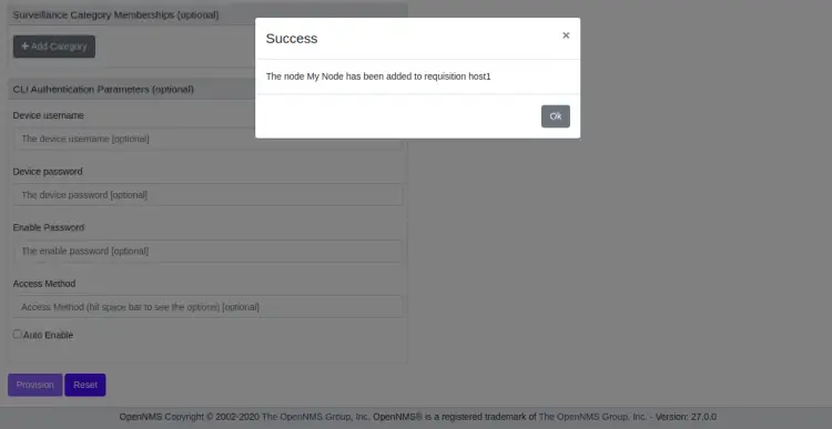 Новый узел добавлен
