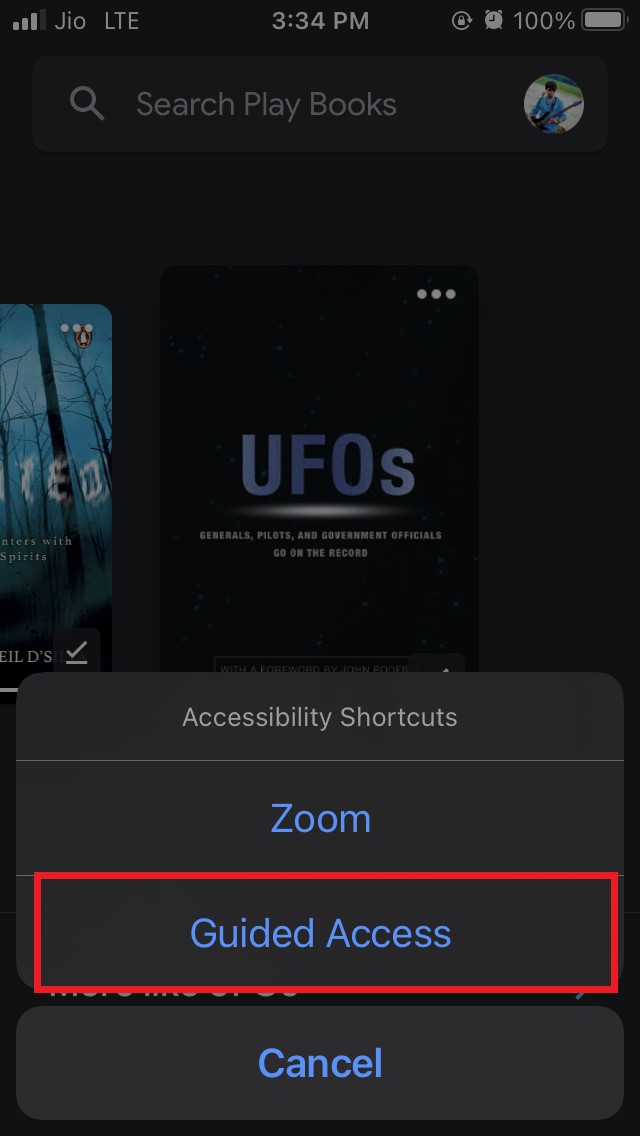 select guided access