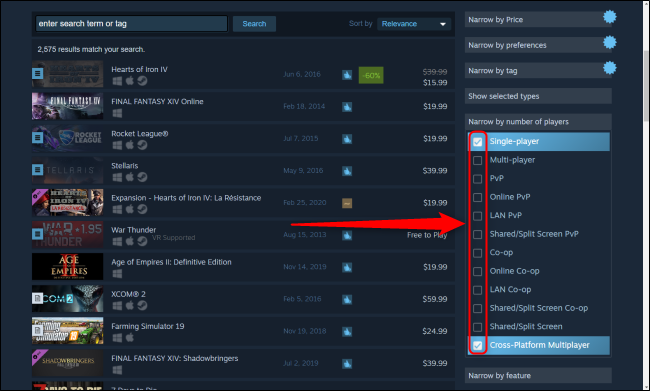 Steam Search Players