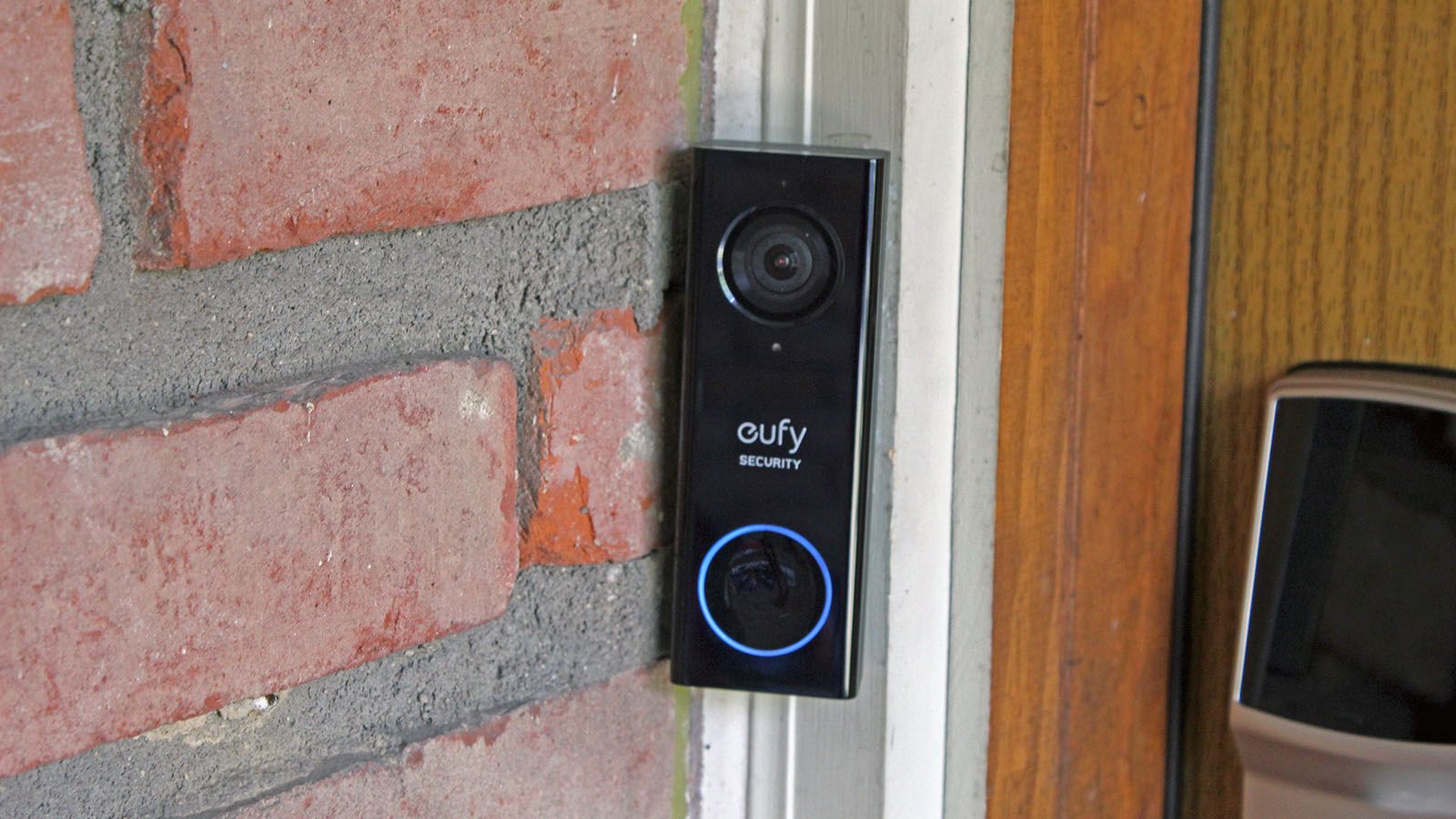 Eufy smart video doorbell.