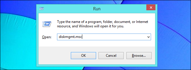 Открыть утилиту управления дисками