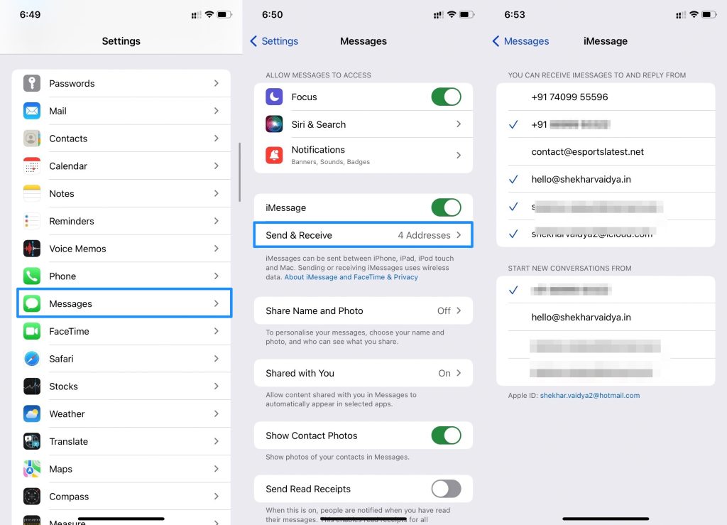 iMessage Not Syncing on Mac