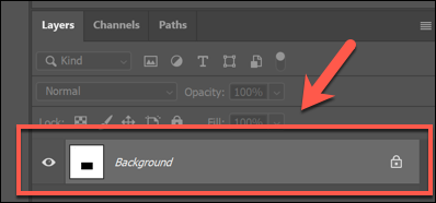Пример сведённого слоя в Photoshop