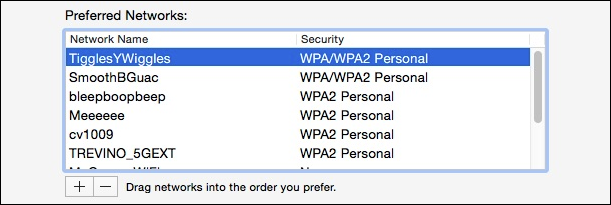 Упорядочивание сетей Wi‑Fi для приоритета подключения