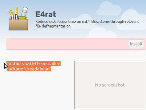 Конфликт с ureadahead