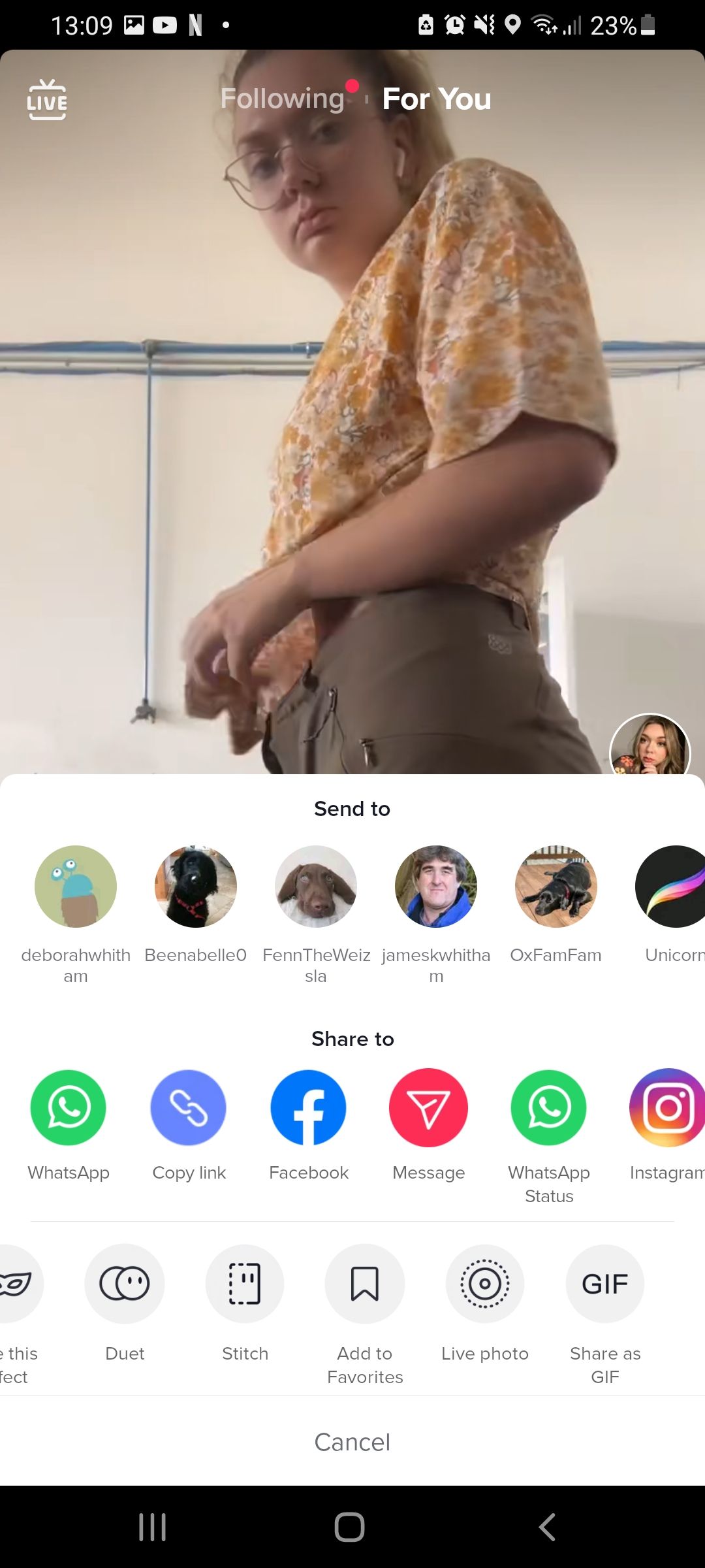 Пример конвертации TikTok в GIF и обрезки клипа