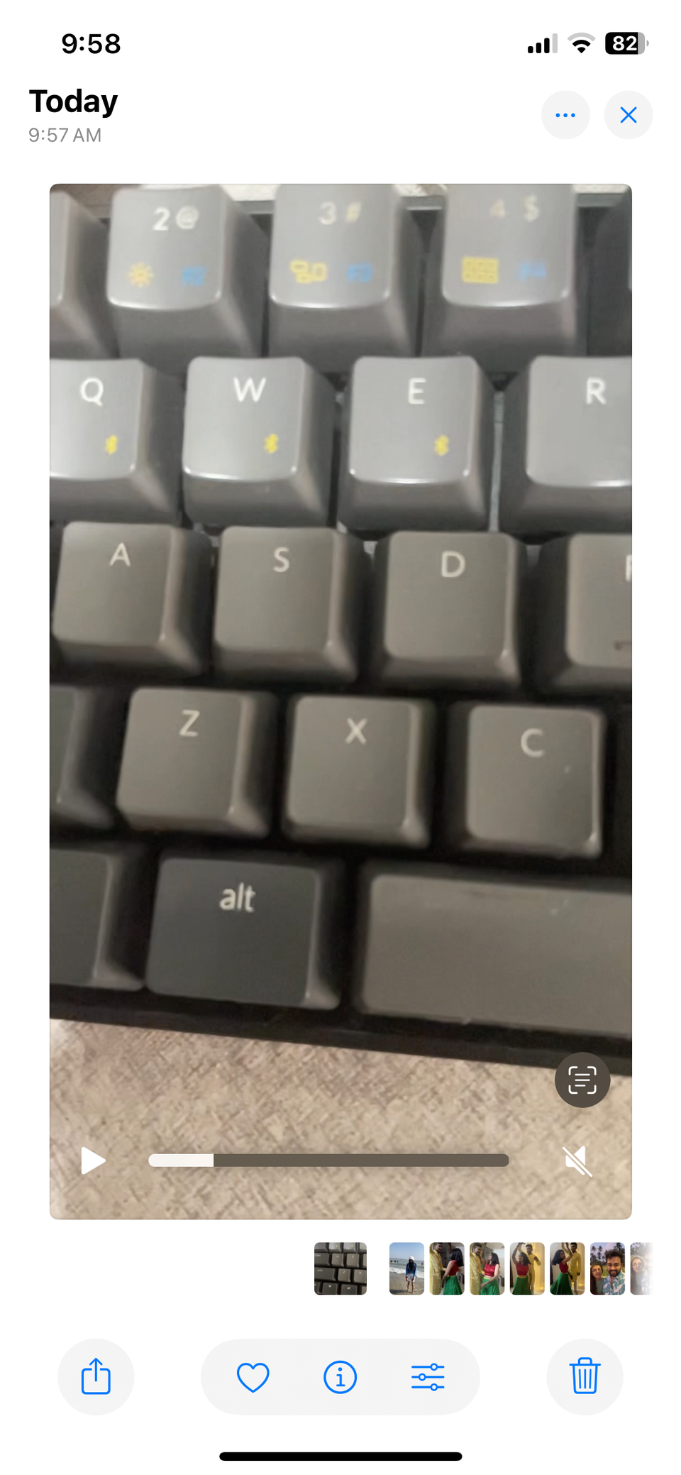 Редактирование видео в «Фото» на iPhone