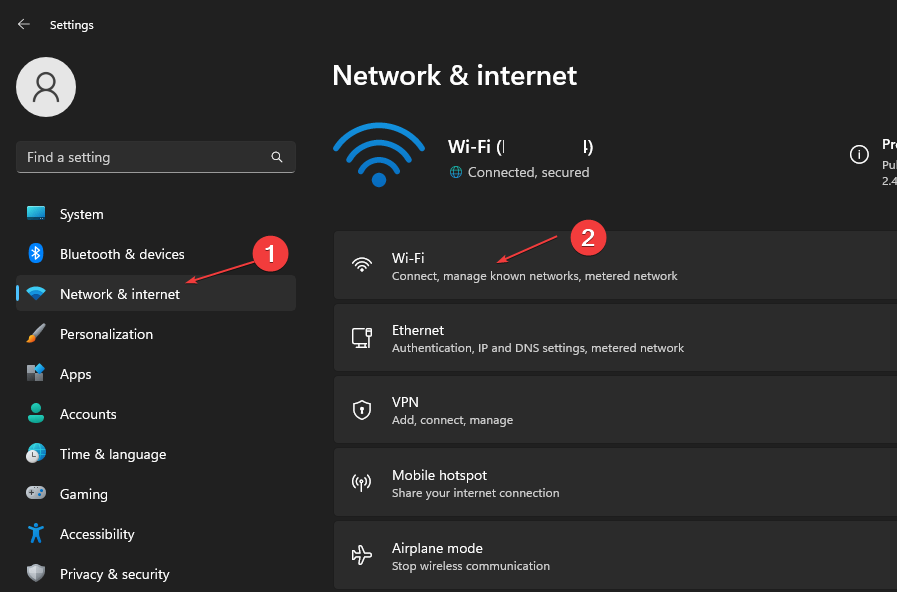 Скриншот: настройка «Случайные аппаратные адреса» в параметрах Wi‑Fi
