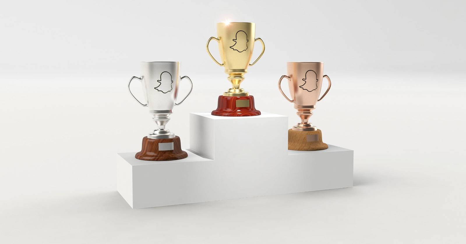 Витрина трофеев Snapchat