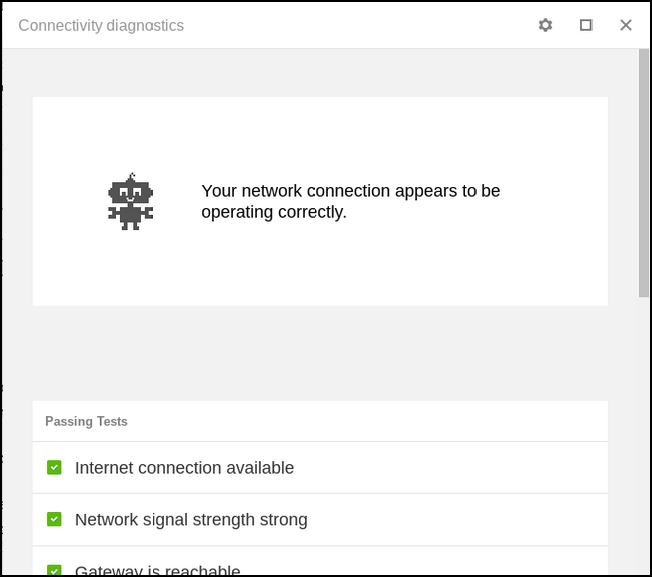 Настройки приложения с опцией скрытия успешных тестов